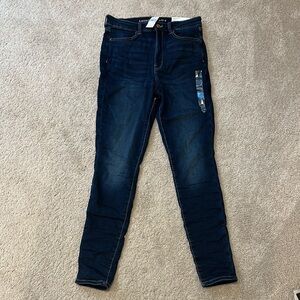 NEW - American Eagle Outfitters Dark Indigo Skinny Jeans - 14 Xtra Long